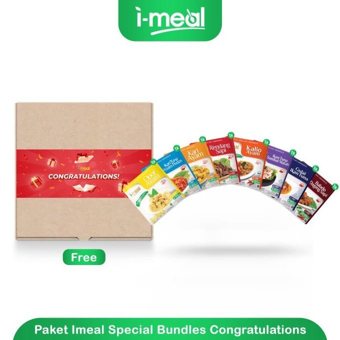 

Paket I-meal Special Bundles Congratulations