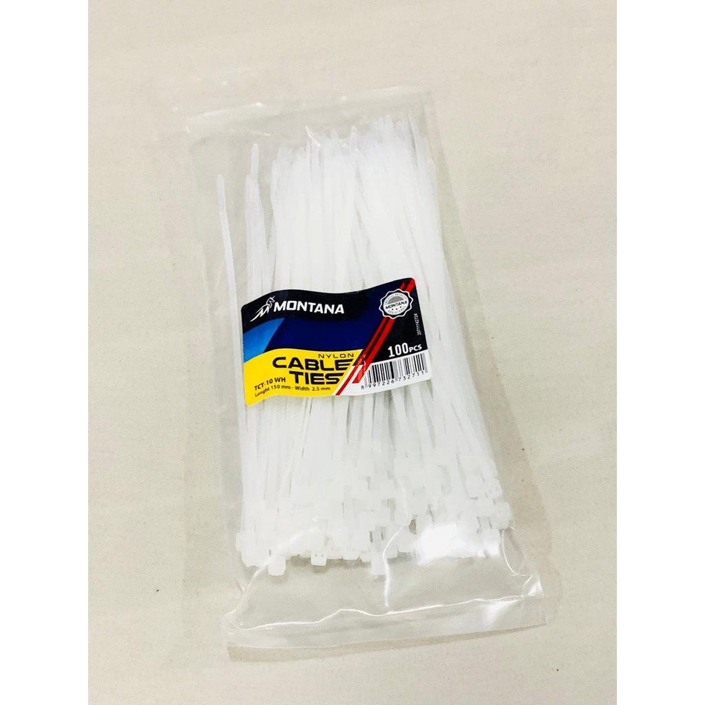 

Kabel Ties Cable Tie 2.5 x 150mm (15cm) Kualitas baik