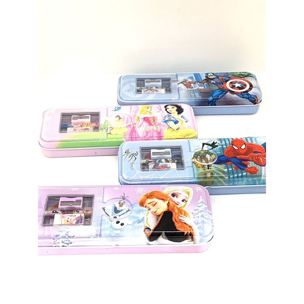 

Kotak Tempat Pensil Anak (Kaleng) Set Dengan Isi LH-802