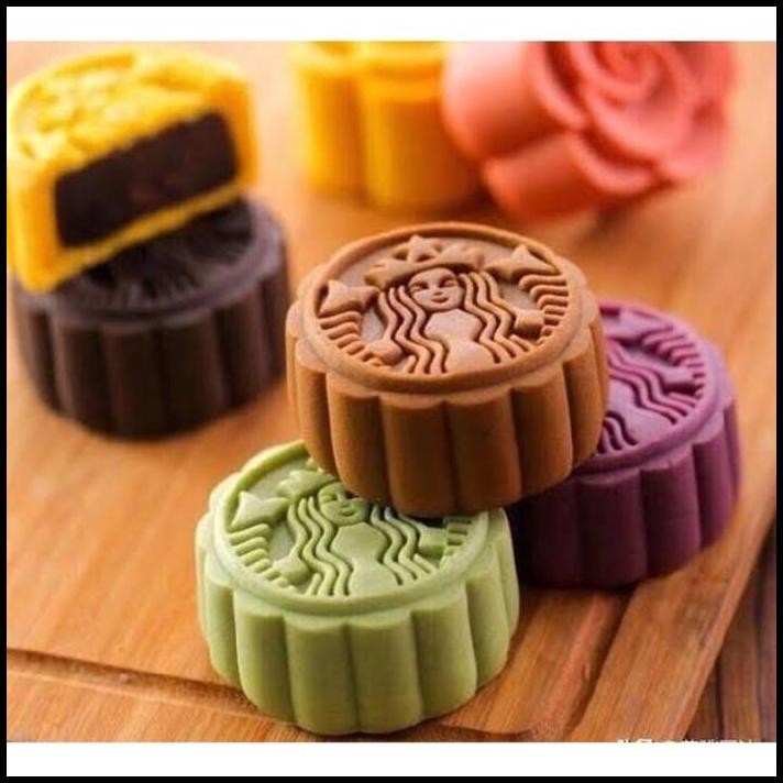 CKM01 Cetakan Kue Bulan Mooncake Nastar Naswan Plunger Cake Mould Cookies Kue Kering Tiong Chiu Pia 