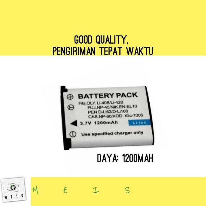 Baterai Battery Fujifilm FinePix JV100 JV105 JV150 JV160 JV200 JV205