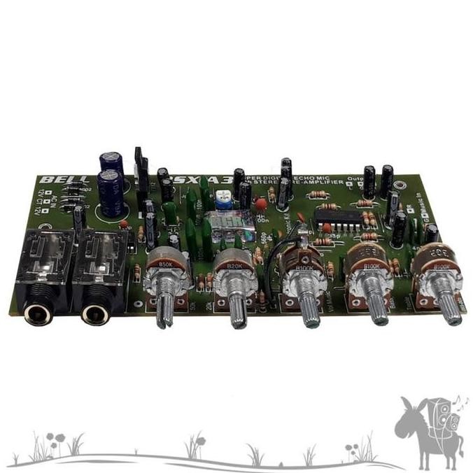 Kit Tune Tone Control Tun Kontrol Digital Echo Mic With Stereo Bsx A3