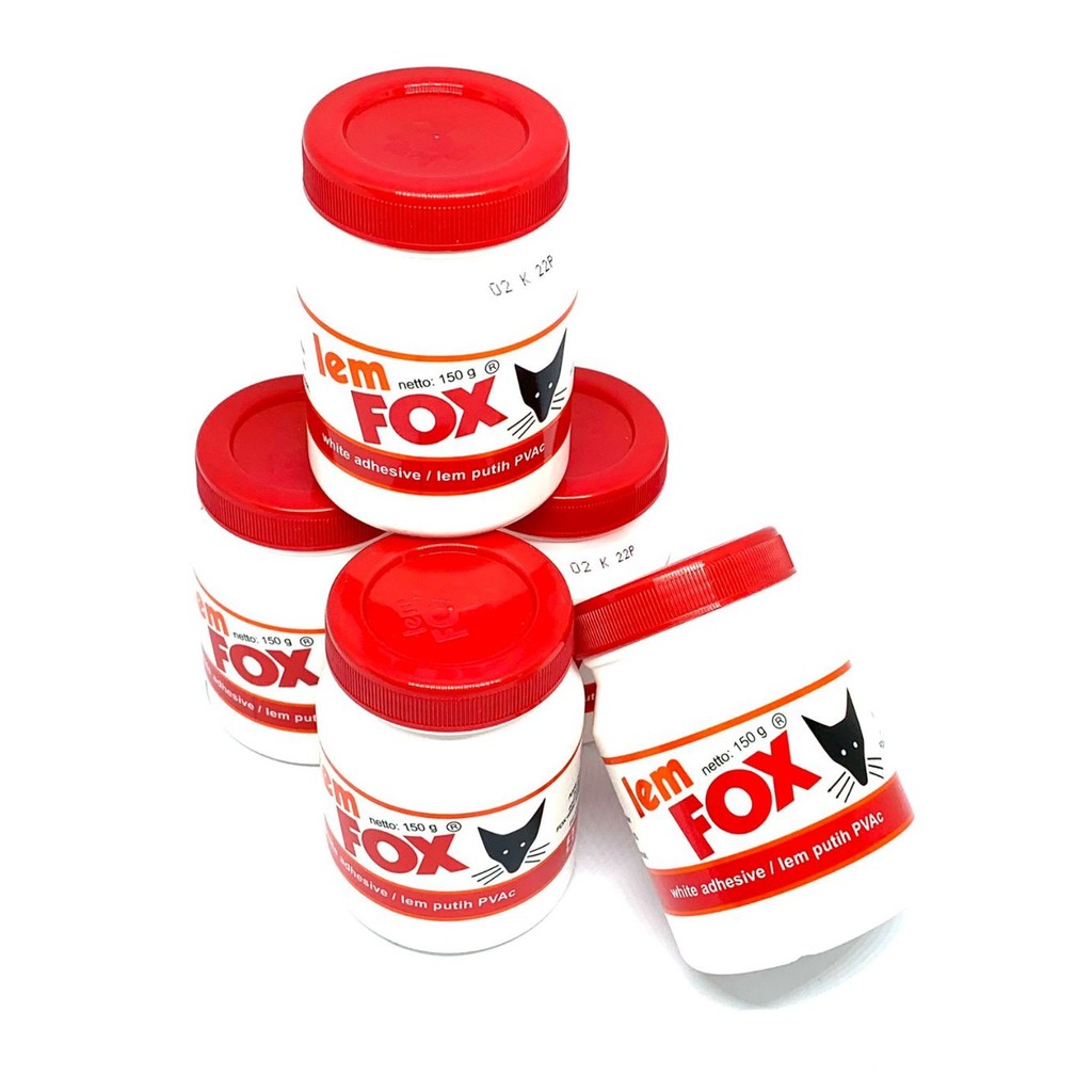 

Lem FOX Putih Botol 150 GRAM / Lem PVAC PER BOTOL