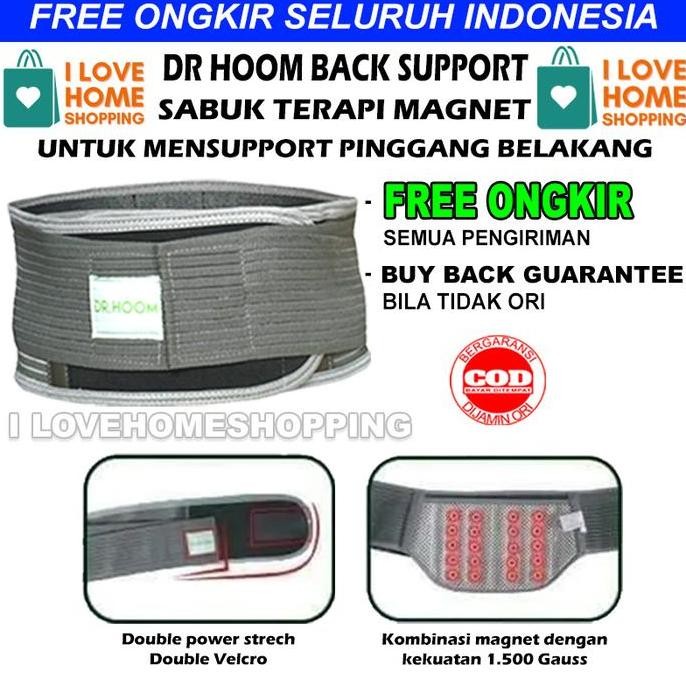 baru dr hoom back support therapy sabuk penyangga pinggang terapi punggung