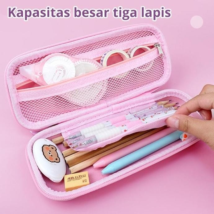 

Baru Kotak Pensil 3D Waterproof Anak Tk Motif Astronot Dino Unicorn Princess Delta