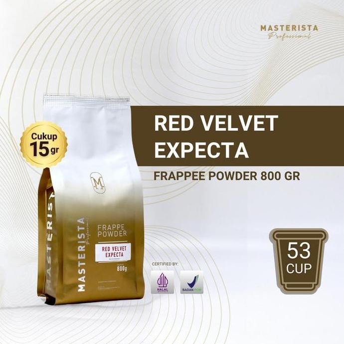 

baru bubuk minuman red velvet 800gr - serbuk minuman rasa red velvet creamy