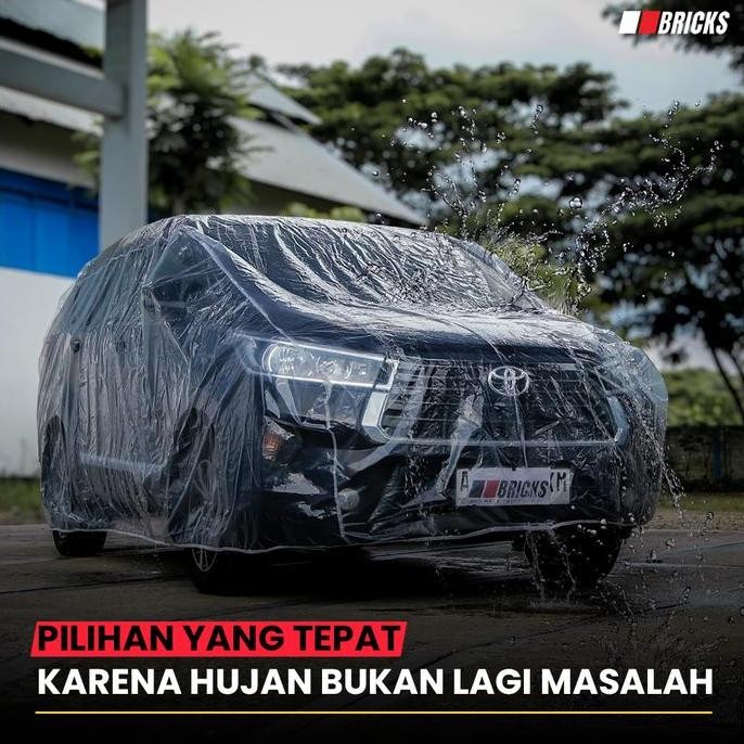 Sarung Mobil Innova Plastik Body Cover Mobil Innova Lama Transparan