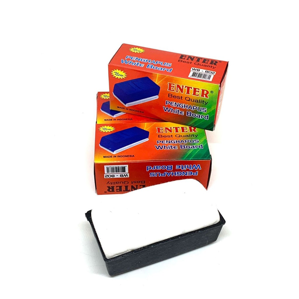 

Penghapus Papan Tulis/Whiteboard Kecil Enter 802 (Pcs)