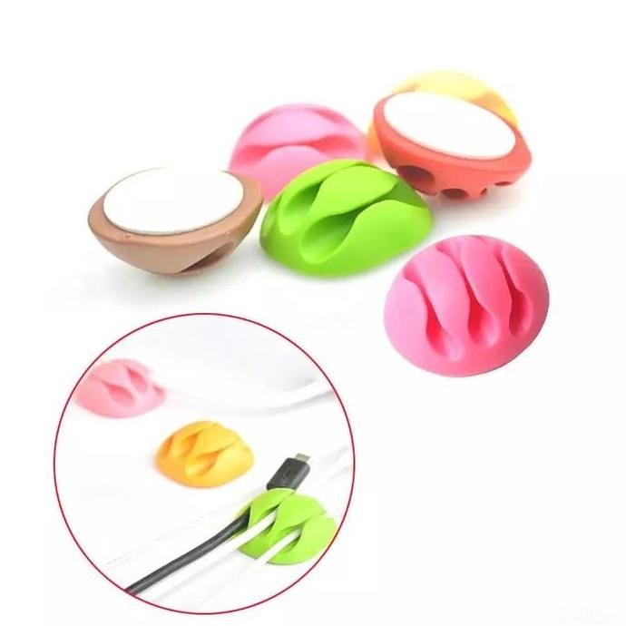 

CABLE ORGANIZER MANAGEMENT CLIP SYSTEM SILICONE - KLIP KABEL SILIKON