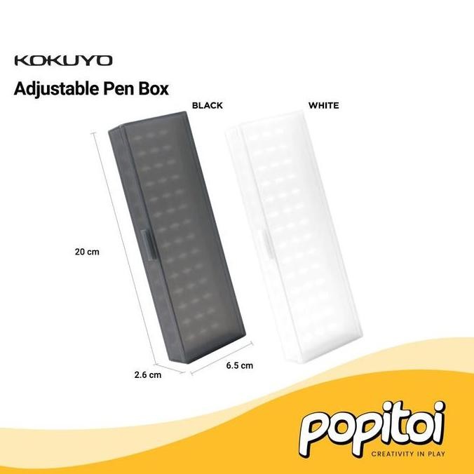 

Baru Kokuyo Pp Pencil Case - Kotak Pensil Adjustable Dividers Premium