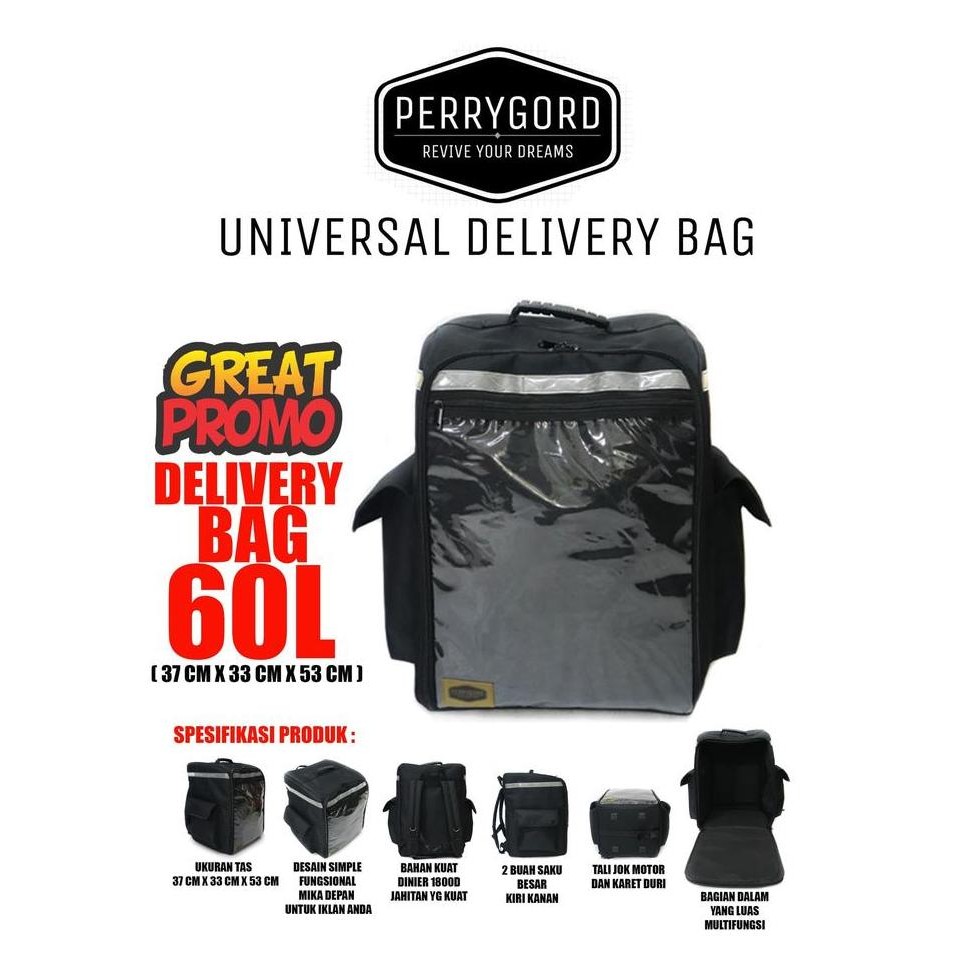 TAS KURIR Tas Ransel Jumbo  Tas Delivery Jumbo
