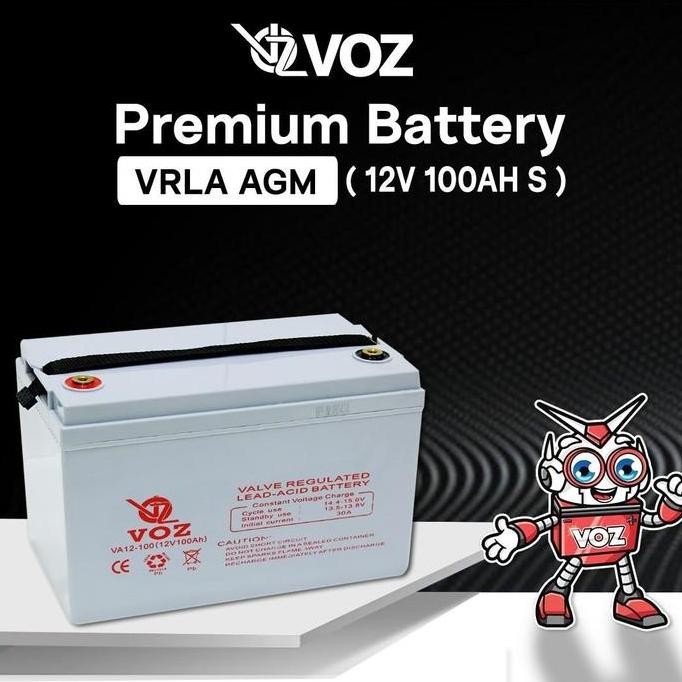 SALE BATERAI VOZ VRLA 12V 100AH SOLAR CELL AKI PANEL SURYA TENAGA MATAHARI