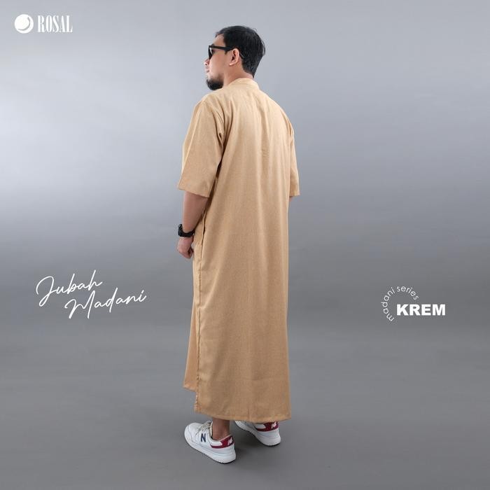 Gki Jubah Madani|Jubah Katun Madinah|Jubah Pria|Jubah Rosal|Gamis Pria