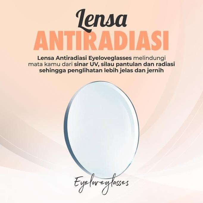 LENSA ANTIRADIASI SUPERSIN EYELOVEGLASSES OFFICIAL LENSA MINUS PLUS