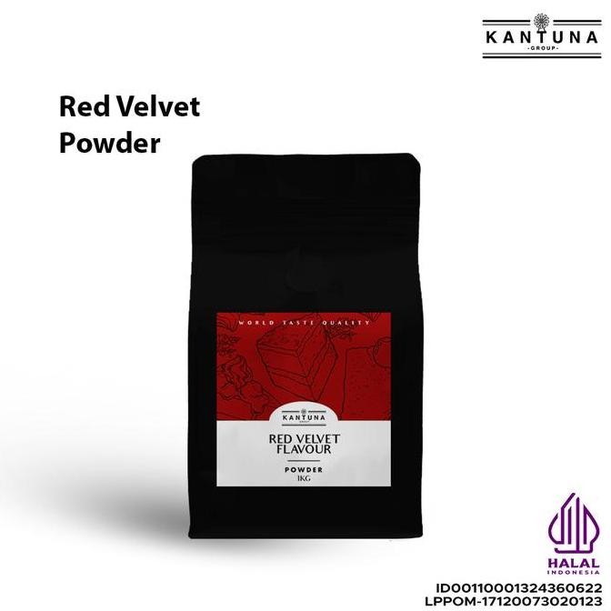 

baru bubuk minuman red velvet powder - serbuk rasa redvelvet kekinian untuk minuman