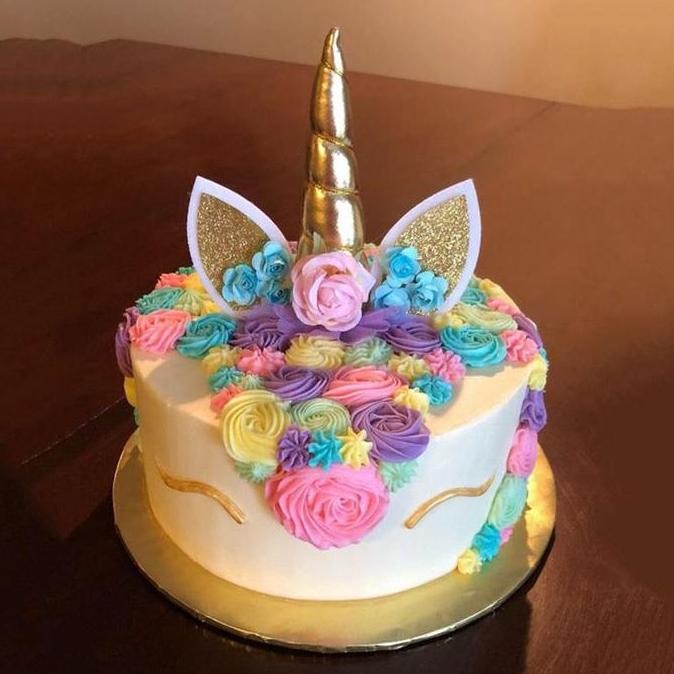 

Promo Tanduk Unicorn Bunga Topper cake Birthday / Hiasan Kue Ulang Tahun COD
