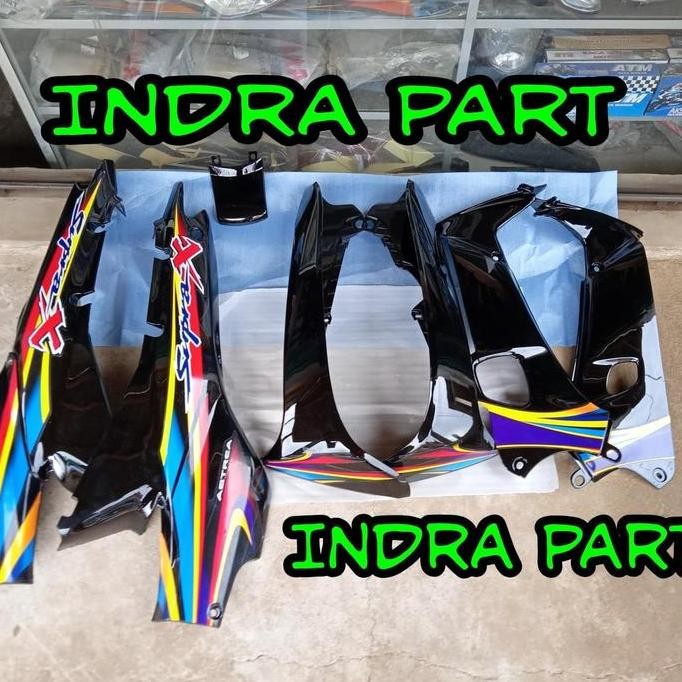 cover body belakang berikut sayap depan motor supra x lama 2002 2005