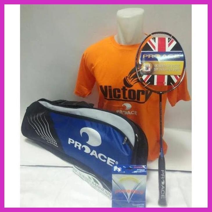 (OLAHRAGA) RAKET BADMINTON PROACE SS SWEETSPOT 2000 KOMPLIT(TAS+KAOS+SENAR)ORI SIAP KIRIM