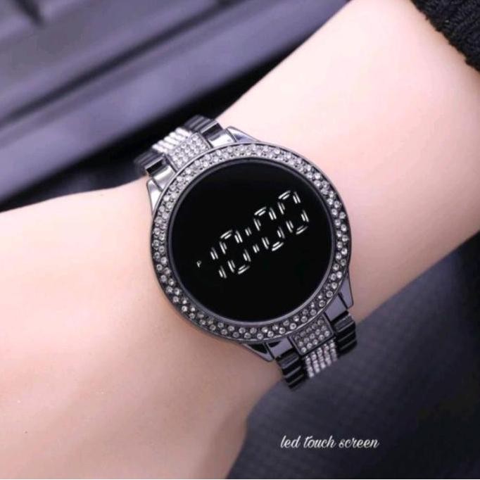 Jam Tangan Wanita Led Touch Screen/Jam Tangan Wanita Premium Digital