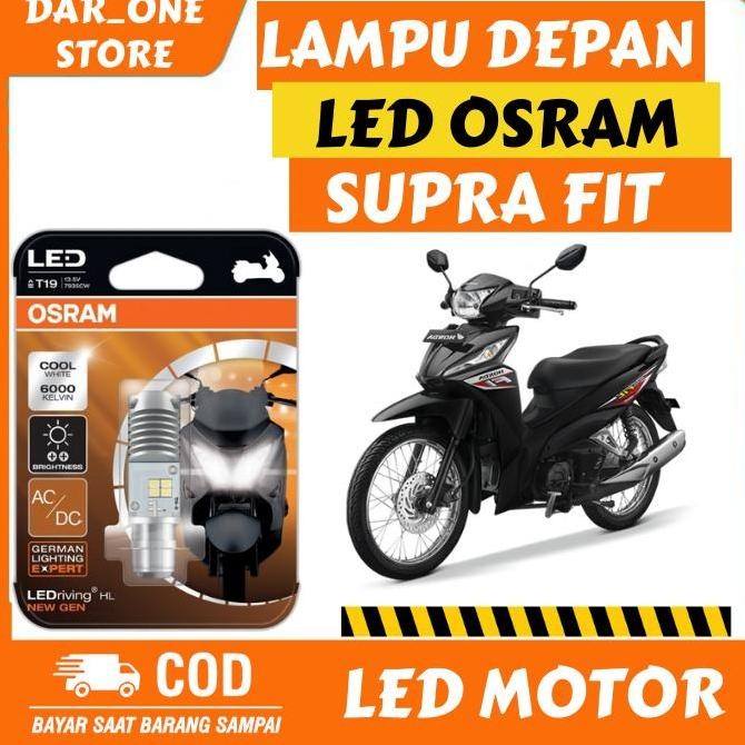 Lampu Depan LED Motor Honda Supra Fit Original Osram
