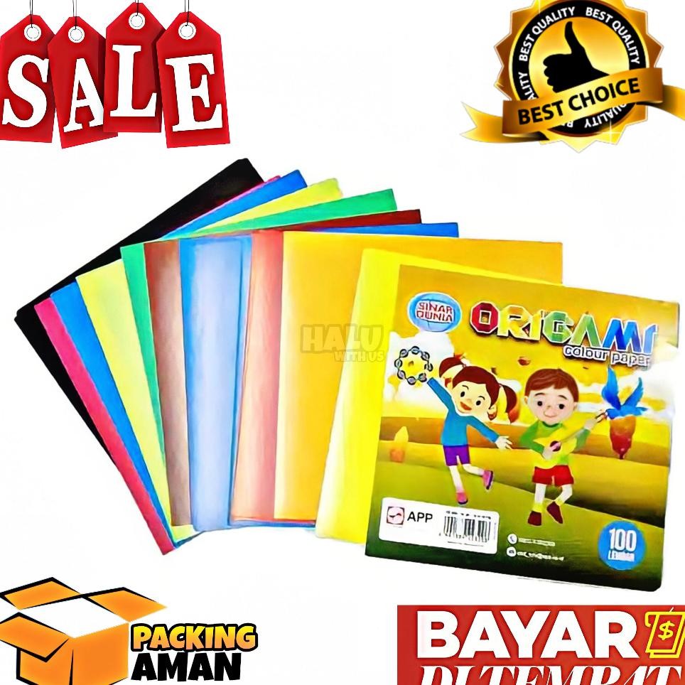 

Bisa Cod 100 Pcs Kertas Gami Sidu Kecil Kertas Lipat Tk Kecil 12X12 Gami Sinar Dunia 12 X 12