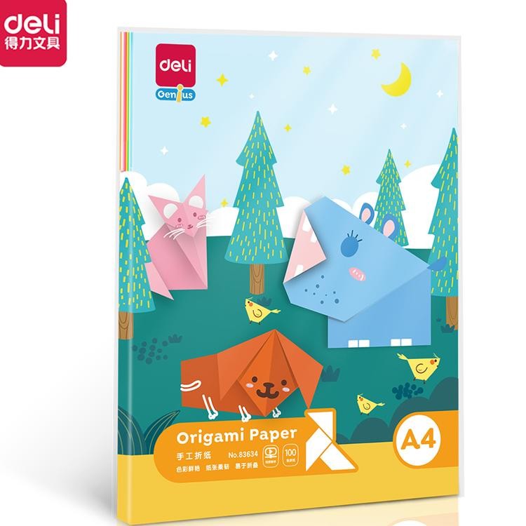 

Kertas Lipat Gami Deli A4 100 Lembar