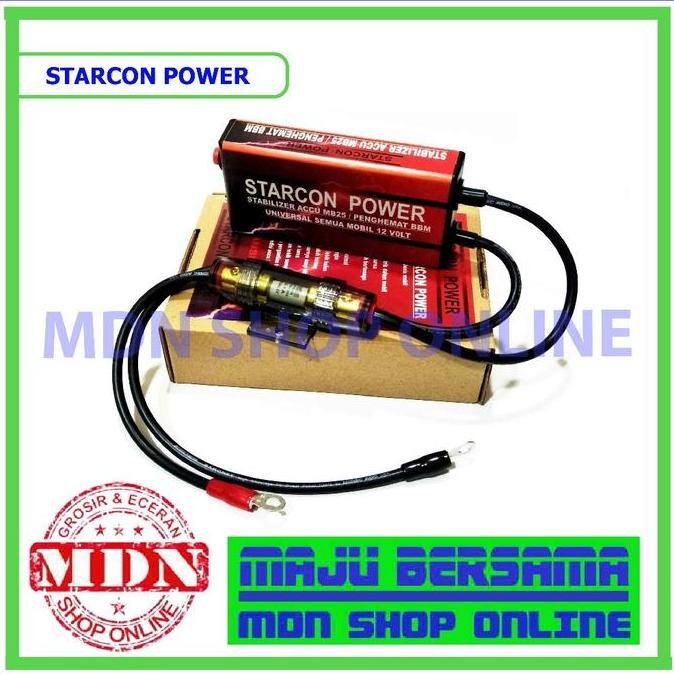 Stabilizer Aki Mobil Mb25 Starcon Power Penghemat Bbm Original Original