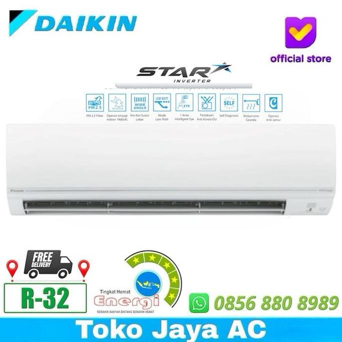 TERBARU - AC DAIKIN Inverter Star FTKC71TVM4 ( 3 PK )