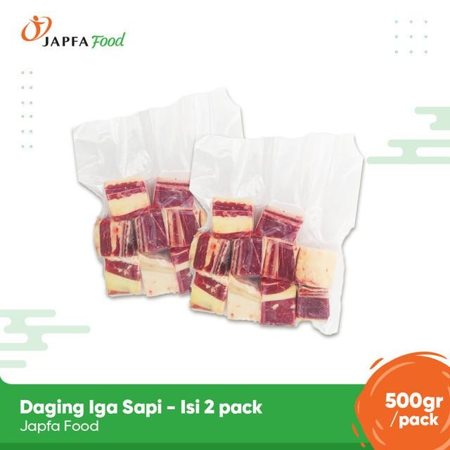

Daging Iga Sapi Impor Halal / AUS Short Ribs Beef 500gr - Isi 2 pack