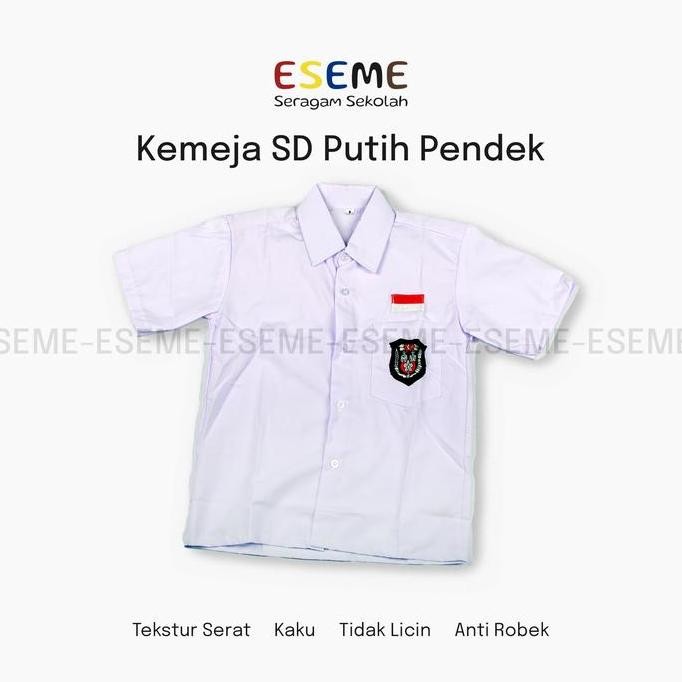 Seragam Sekolah Sd Putih Lengan Pendek Kemeja Sd Baju Sekolah Sd Seragam Sd Baju Anak