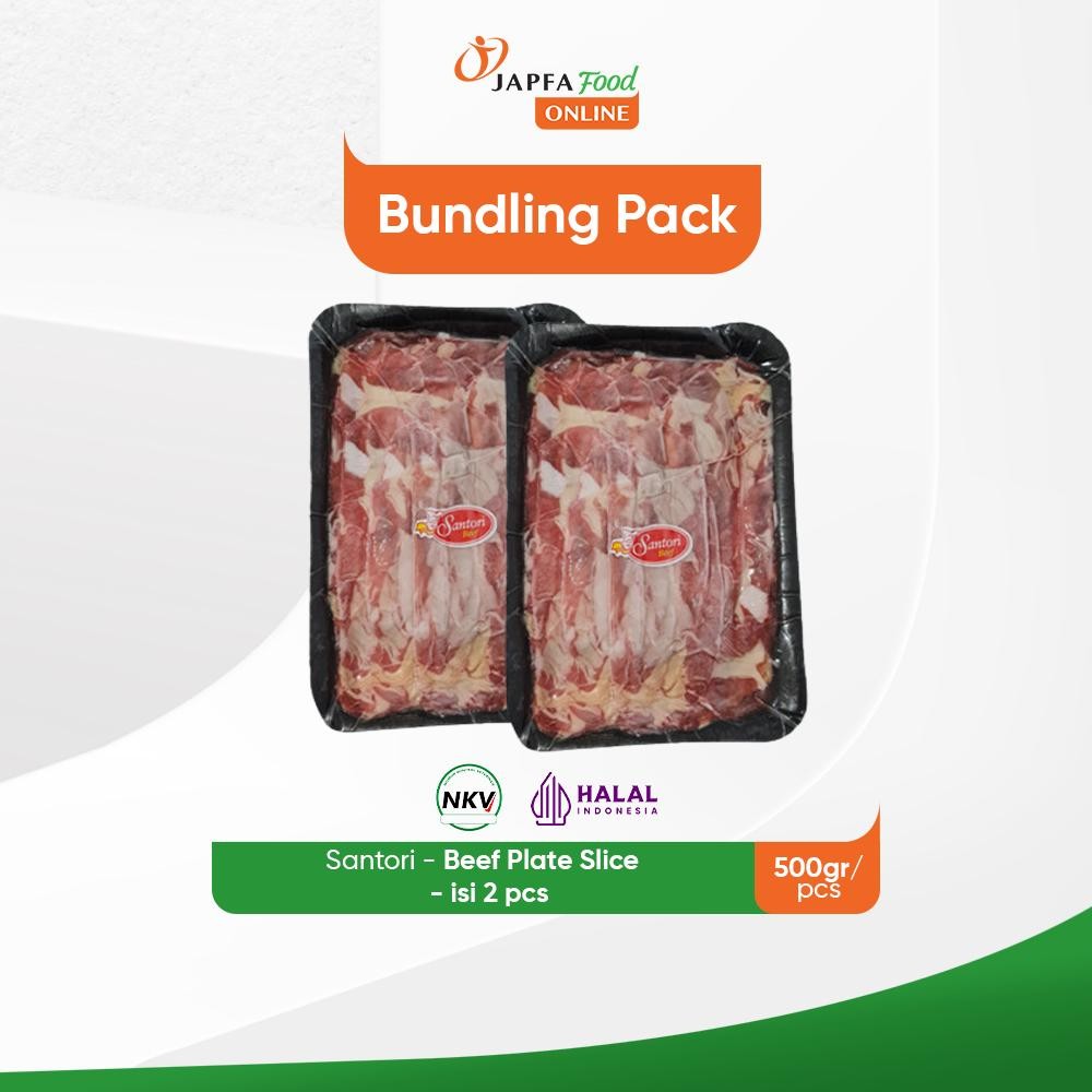 

Santori Daging Sapi / Slice Beef Shabu / Beef Plate 500 gr - Isi 2 pack