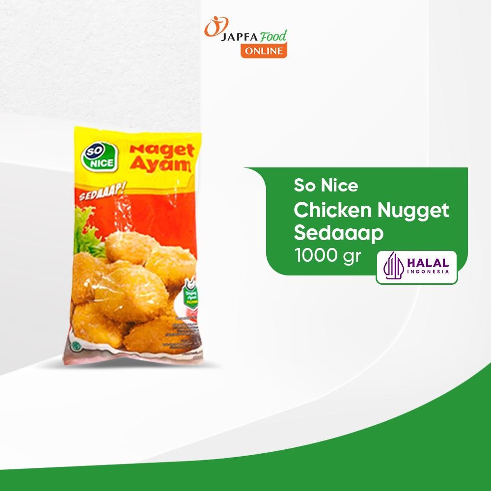 

So Nice Chicken Nugget Sedaaap 1kg