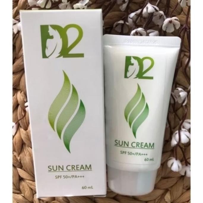 D2 Sun Cream Spf 50 Pa Sunscreen Krim Wateroof Sunblo Water Resistant Bpom