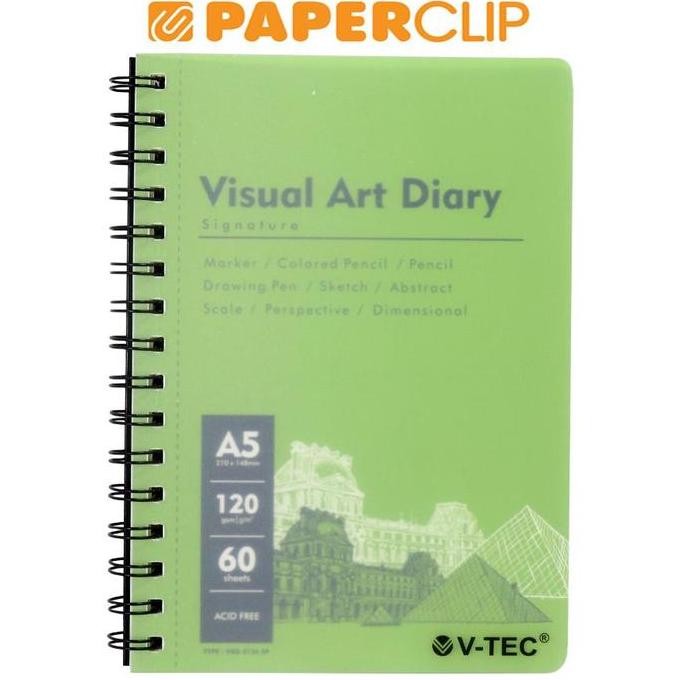 

Sale Visual Art Diary V-Tec 5126 A5 120Gsm 60S