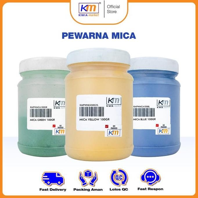 

BEBAS ONGKIR - Pewarna Mica 100 gr kosmetik grade