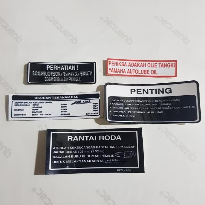 TERMURAH STIKER STRIPING DETAIL YAMAHA V SERIES V75 V80 ROBOT