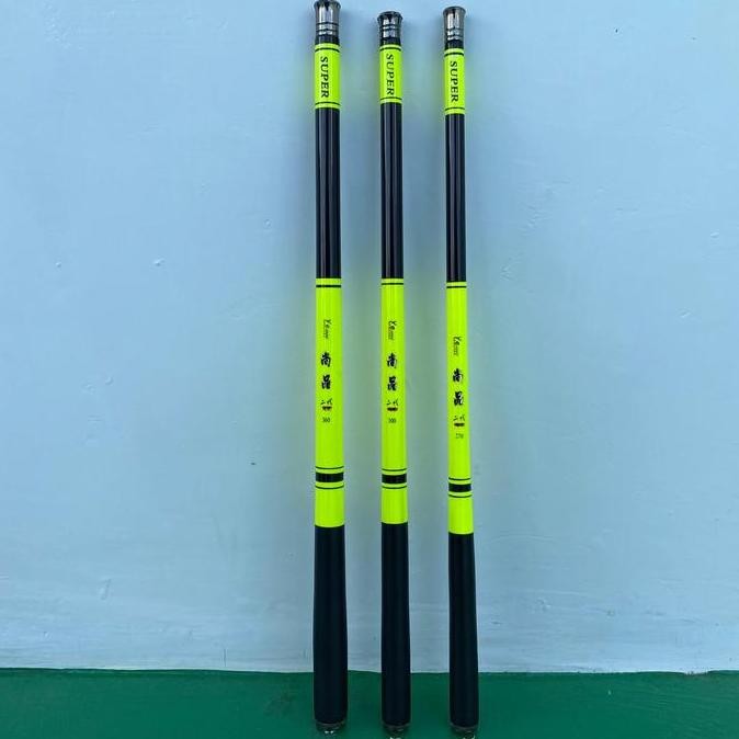 Tegek Yehang Super Special Carbon Ruas Pendek Hijau Stabilo Yehang Super