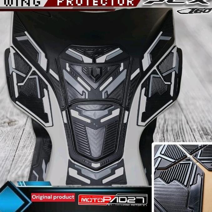 BARU TANKPAD PCX 160 KARET PREMIUM | PELINDUNG TANGKI BODY PROTECTOR PCX160 AKSESORIS