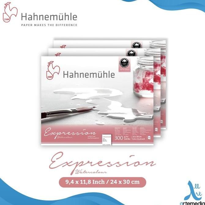 

Sale Hahnemuhle Expression Watercolor Paper Block Kertas Cat Air