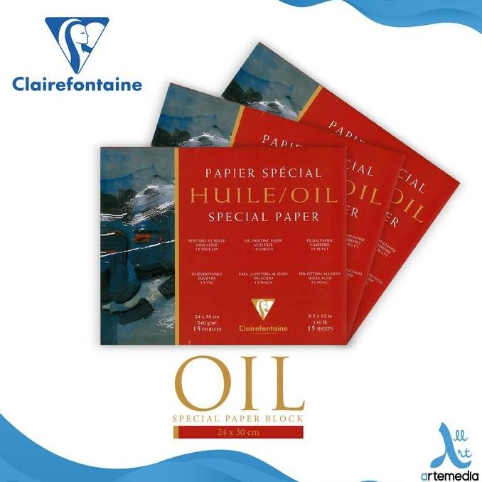 

Sale Kertas Gambar Clairefontaine Oil Paper 24X30Cm Paper Block