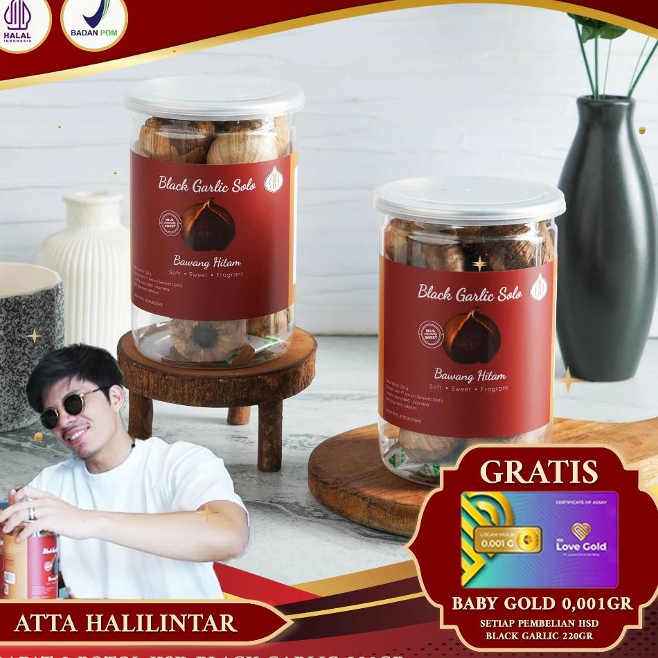 

2 Botol Hsd Bla Garlic Solo Bawang Hitam Tunggal 220 Gr