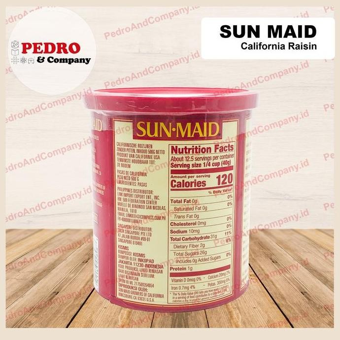 

Terlaris | Terbaru | Best Seller | Termurah Sun Maid - Natural California Raisins/ Kismis (500 Gr) Food Snack Cemilan Makanan Kering Original | High Quality | Berkualitas