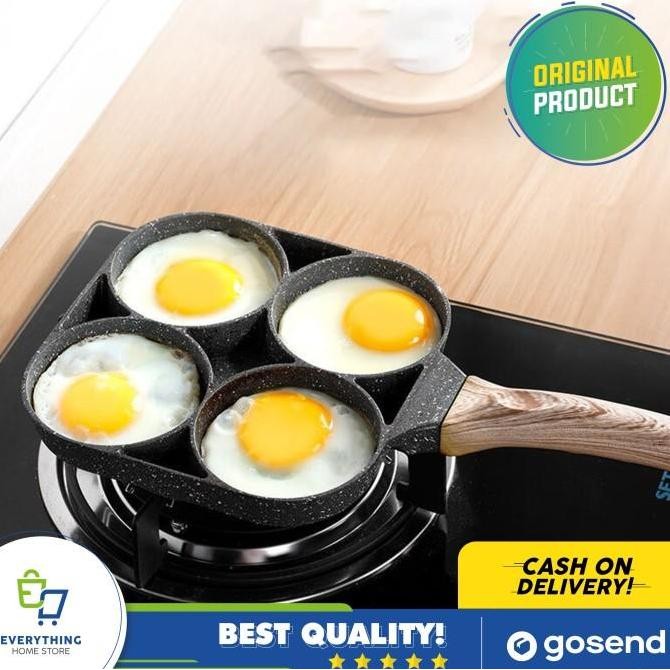Wajan Panci Cetakan Kue Telur Ceplok Dadar 4 In 1 Omelette Pan Mini