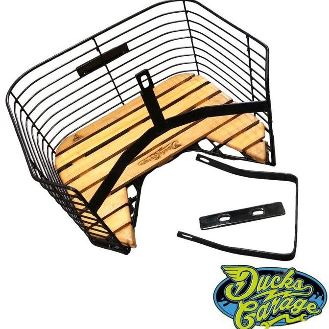 BARU KERANJANG TENGAH YAMAHA ALFA CUSTOM DUCKS GARAGE AKSESORIS MOTOR SAYUR BELANJA