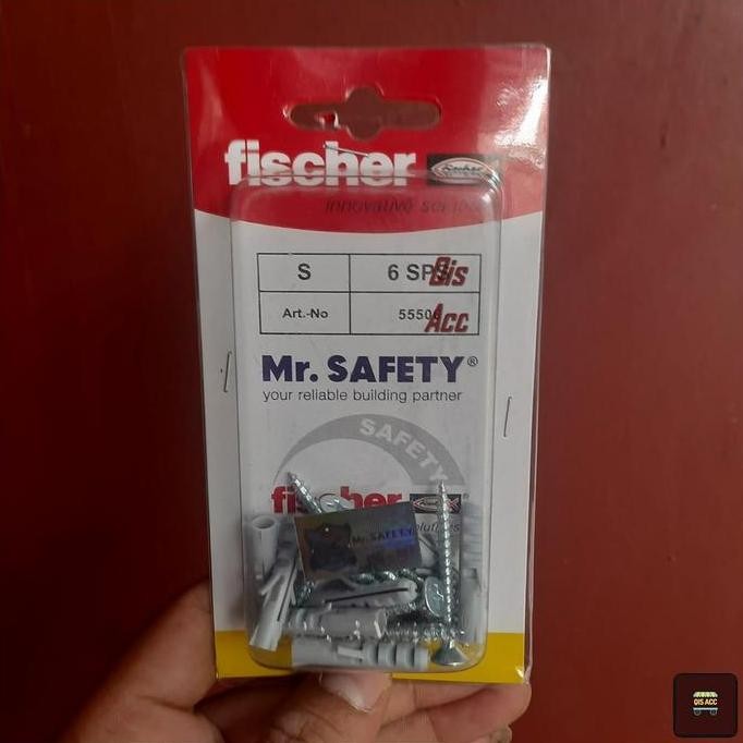 Fischer Set Sekrup Nilon S6sps