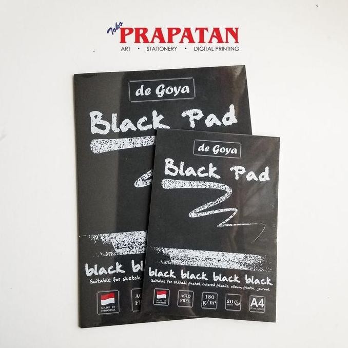 

TERBARU - De Goya Black Pad Sketch Book A4/A3