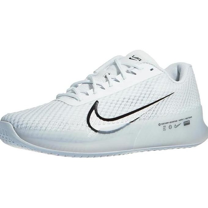 Sepatu Tenis Pria Nike Zoom Vapor 11 White/Black Men's Shoes