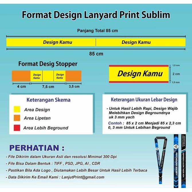 

Lanyard Order Khusus Request Customer