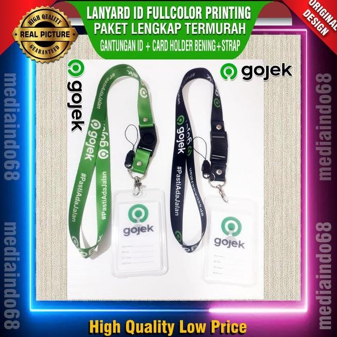 

New Lanyard Printing Id Card OJOL (Paket Murah)
