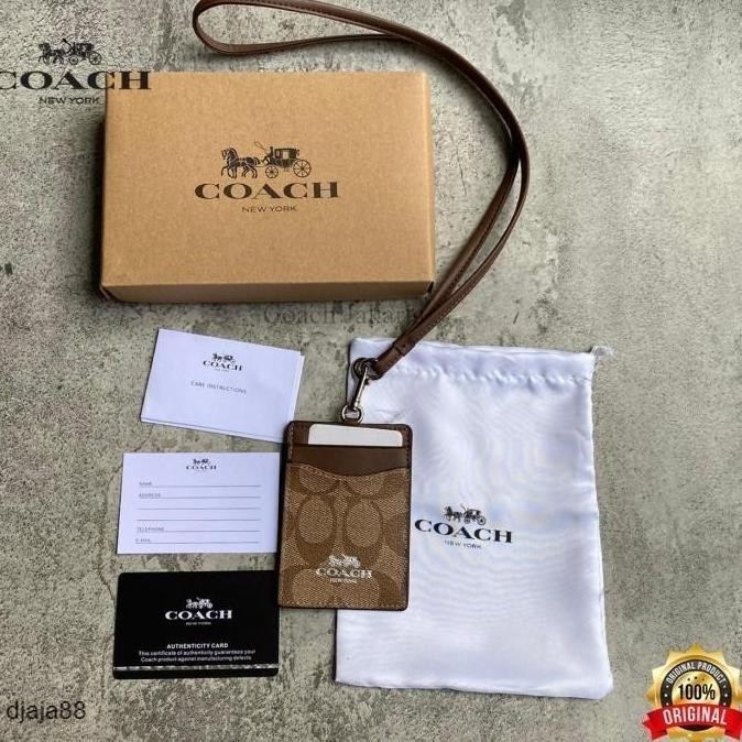 

New Coch Id Tag Kartu Kerja / Lanyard ID Card Holder Signature